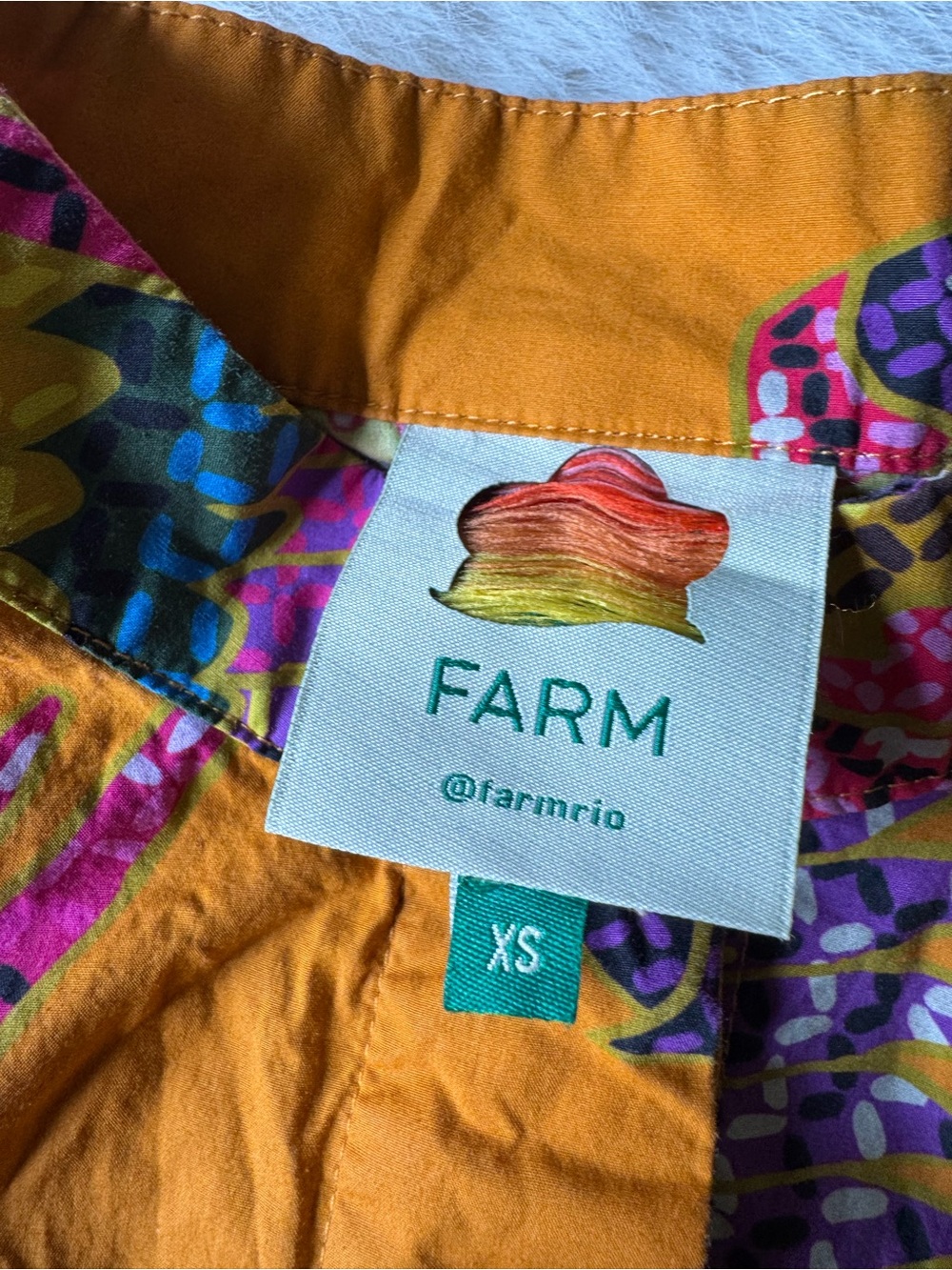 FARM Rio Yellow Multi-Print Belted Mini Dress - Picture 4 of 14